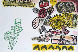 Corneille - Litho: Femme de Nuit et D'Aube - 1967 kopen? Bied vanaf 265!