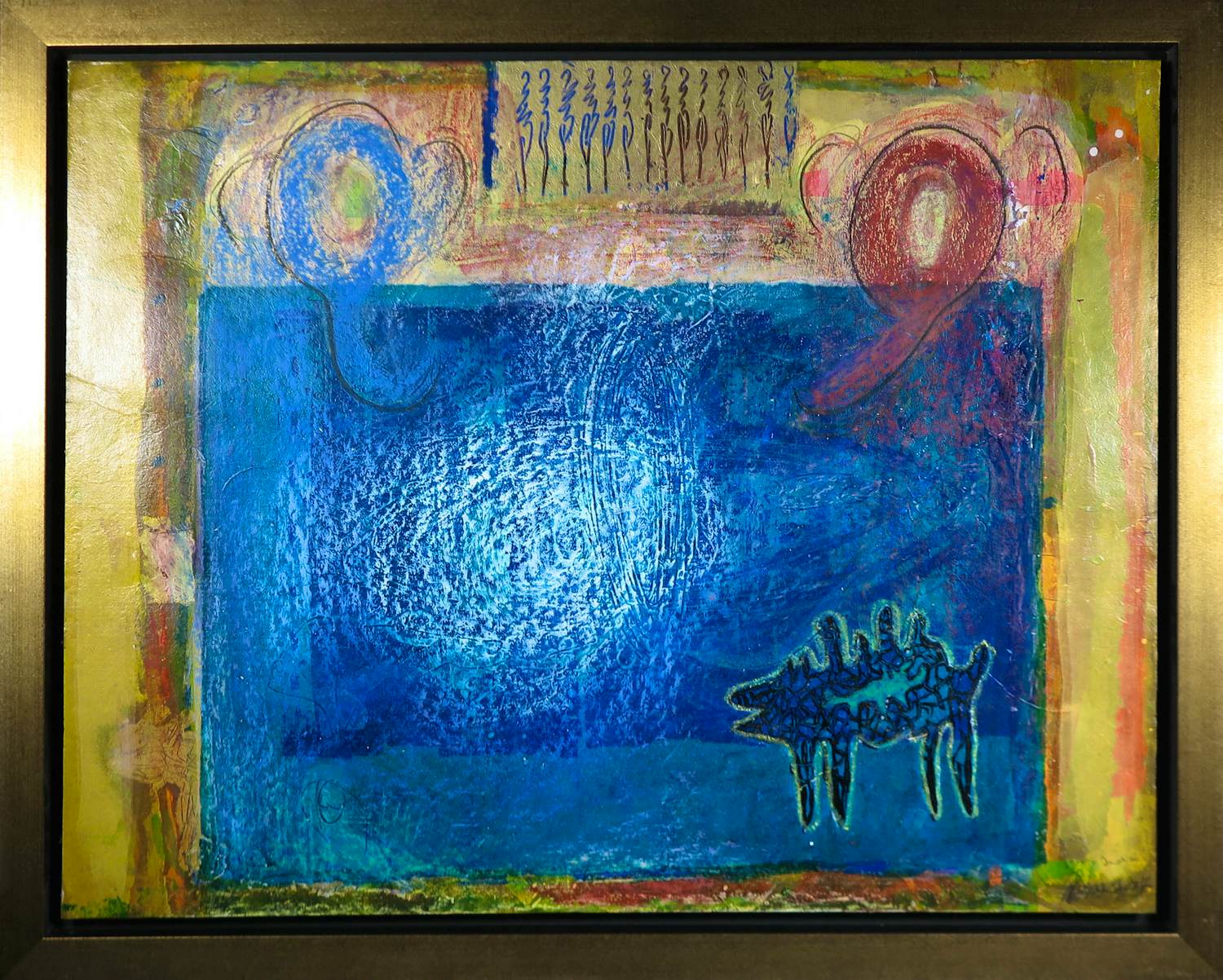 Ad Arma - Handbewerkte zeefdruk op board, Uit de serie 'India' kopen? Bied vanaf 70!