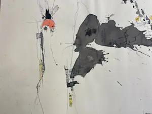 Wim de Haan - Abstracte compositie kopen? Bied vanaf 220!