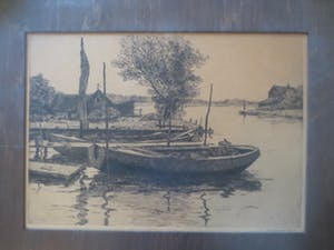 Willem Witjens - Ets Haventje 1929 kopen? Bied vanaf 65!