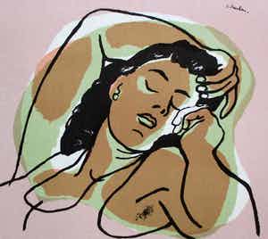 Jan van Keulen - litho: dormeuse - 1947 verkocht voor € 39!