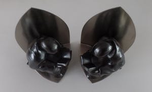 Niet of onleesbaar gesigneerd - Boeksteunen 2 Lezende Monniken Metawa Tiel Holland - Tin/Hout kopen? Bied vanaf 10!