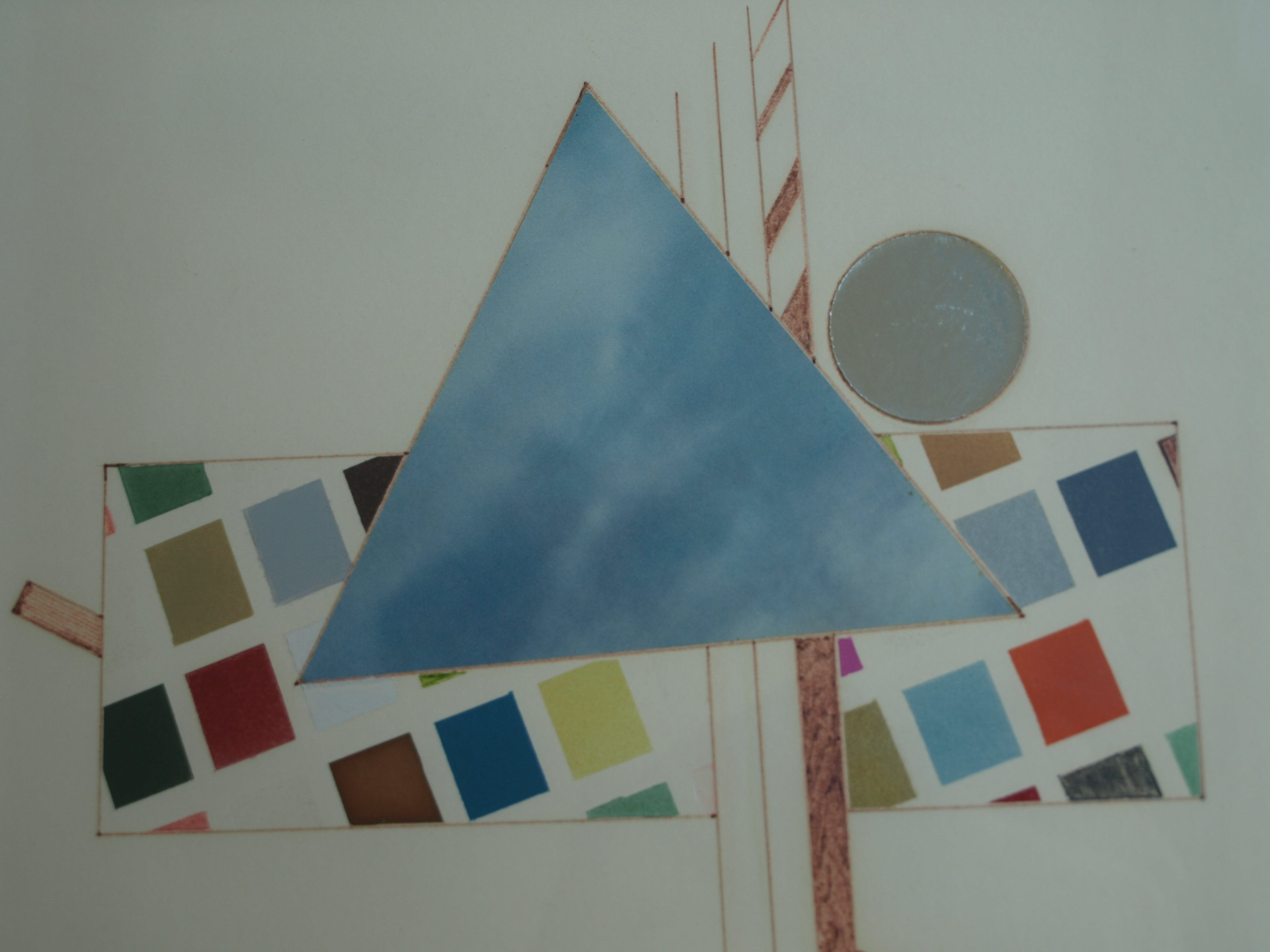 Niet of onleesbaar gesigneerd - Tekening , C – gesigneerd & ingelijst – 1980  kopen? Bied vanaf 1!