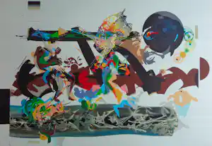 Raymond Moretti - FIGURATIE / KLEURLITHO / 54x76cm / SIG verkauft für € 50!