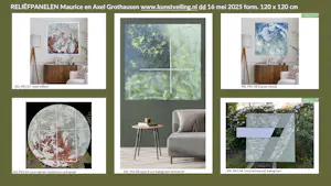 Maurice Grothausen - XXL-RELIËFPANELEN MG-02 roestbruin rond (groot) kopen? Bied vanaf 100!