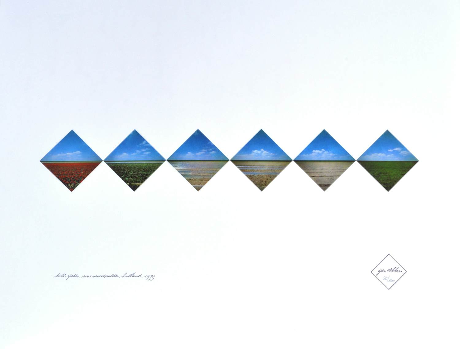Ger Dekkers - Bulb-fields, Noordoostpolder, Holland - offset - 49x64 cm - 1979 kopen? Bied vanaf 50!