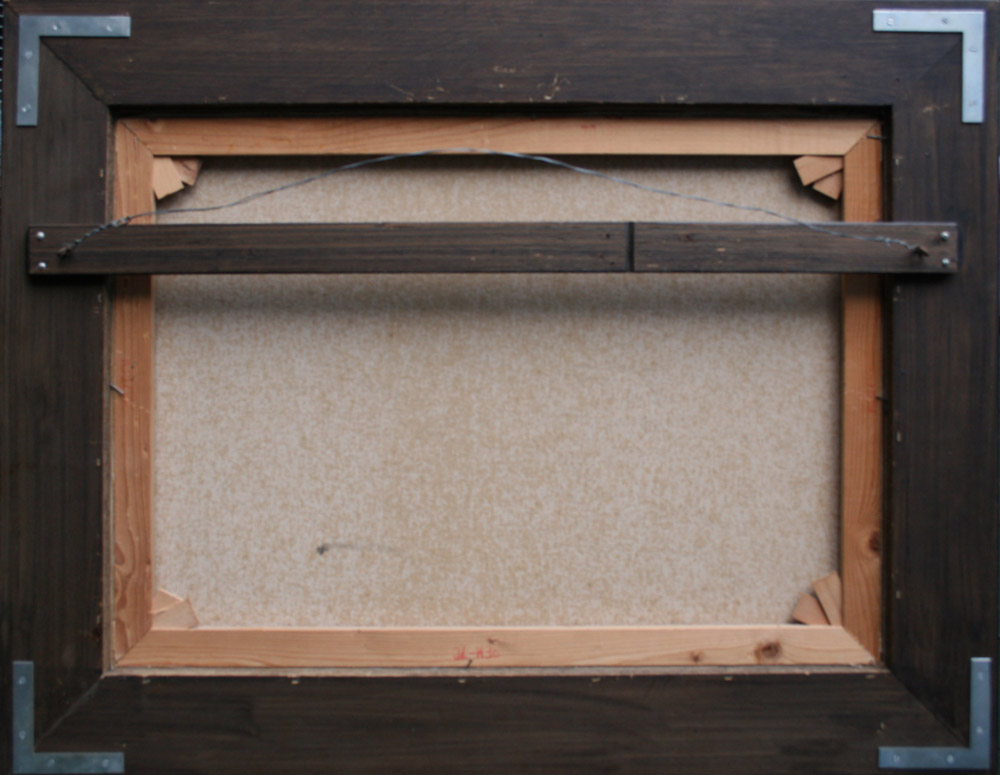 Gerardus Johannes Ernens - Boerderij met knotwilg in olieverf kopen? Bied vanaf 150!