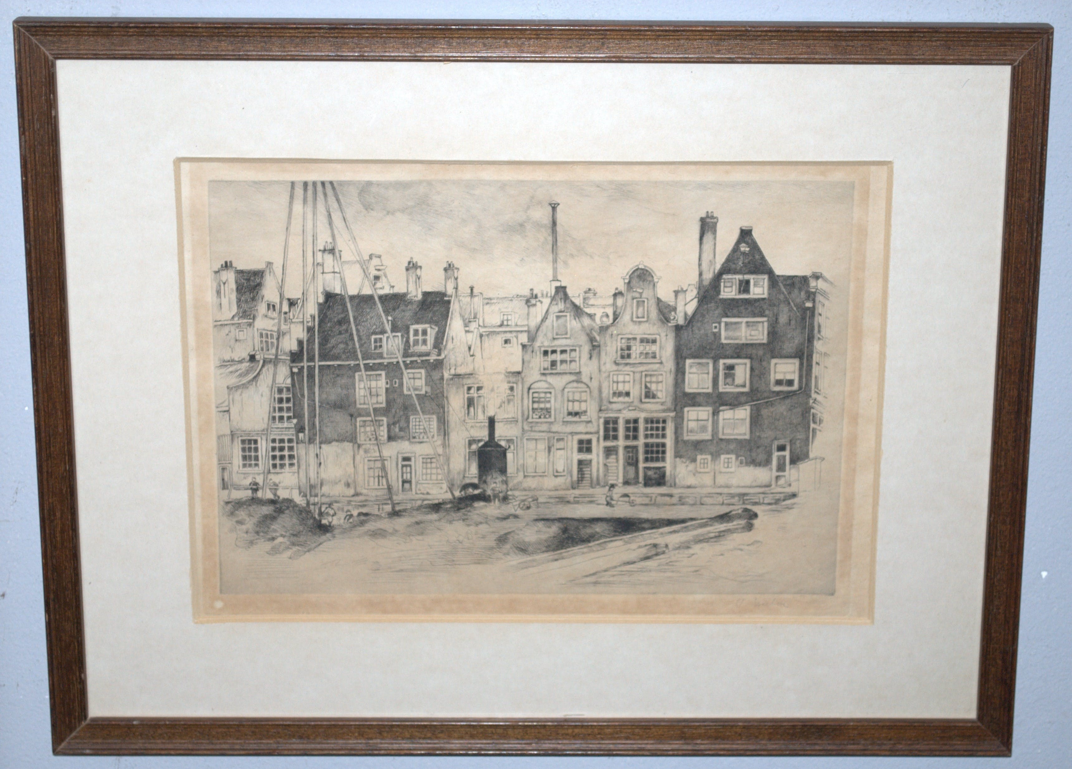 Frans Everbag - ets- Amsterdam-de Vliegende steeg kopen? Bied vanaf 30!
