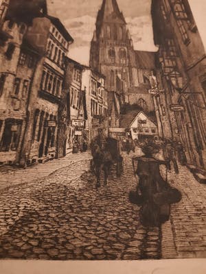 Niet of onleesbaar gesigneerd - Dom van Schwerin in Mecklenburg-Voor-Pommeren kopen? Bied vanaf 1!