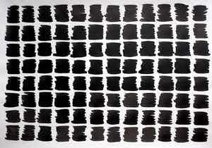 Frida Molleman - Geometrisch abstract, tekening met inkt verkocht voor € 250!