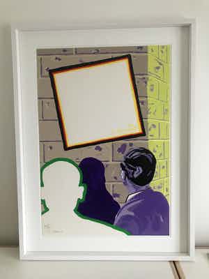 Roger Raveel - Aanschouwen verkocht voor € 1000!