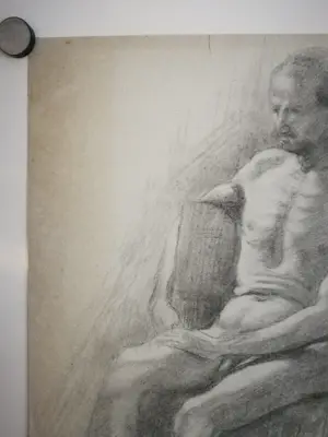 Sierk Schroder - Portret man. Naakt. kopen? Bied vanaf 75!