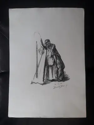 David Bles - "Pauserende harpspeelster" kopen? Bied vanaf 10!