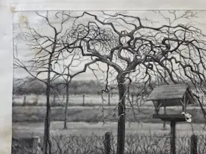 Aart van Dobbenburgh - Tuintje. 1932. kopen? Bied vanaf 20!