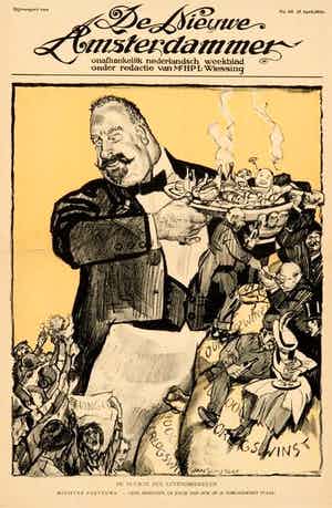 Jan Sluijters - DE DUURTE DER LEVENSMIDDELEN verkocht voor € 30!