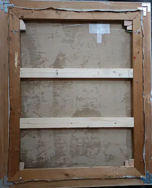 Niet of onleesbaar gesigneerd - Interieur kerk, zeer kleurrijk kopen? Bied vanaf 1!