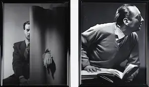 AcheterPaul Huf - Lot van twee foto's, Portretten van Hans Braucke en Juliaan Bierens - de Haan? Enchérissez de 1!