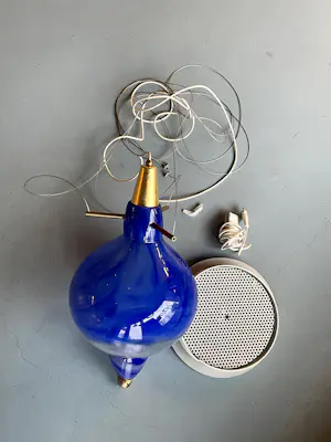 Michel van Overbeeke - Bijzondere lamp van glas / Droomluchter - inclusief 2 boeken! kopen? Bied vanaf 450!