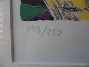 JAS - Zeefdruk. Titel, "Bellona". (mooi ingelijst) kopen? Bied vanaf 30!