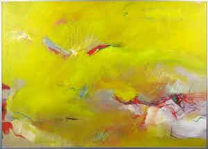 Franscz Witte - Acryl op karton, Hij is de man - Ingelijst verkocht voor € 1!