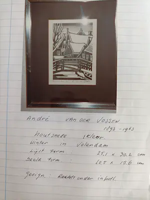 Buy Andre van der Vossen - Winter in Volendam? Bid from 40!