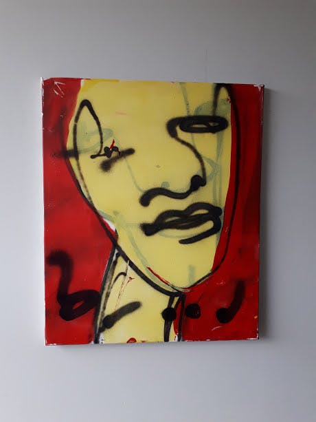 Herman Brood - schilderij uit 1995, gesigneerd kopen? Bied vanaf 1300!