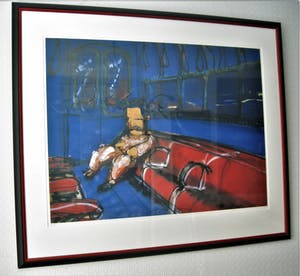 Herman Brood - Metro - gekocht bij Brood Galerie - fraai ingelijst kopen? Bied vanaf 725!