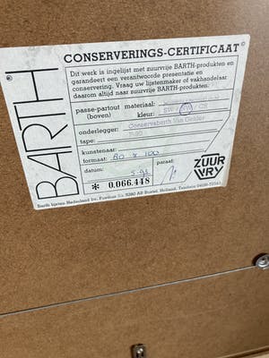 Marcel Schellekens - Kleurenlitho ‘Twee Stoelen’ kopen? Bied vanaf 120!