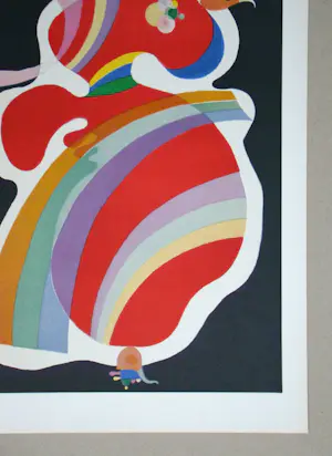 Wassily Kandinsky - De Rode Vorm - 1969 - Originele lithografie - Mourlot kopen? Bied vanaf 100!