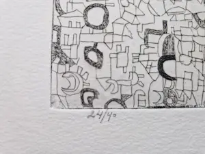 Eelco Glastra van Loon - Non Conformist - 1971 - beperkte Oplage (40) Ets - puzzle - gesigneerd kopen? Bied vanaf 38!