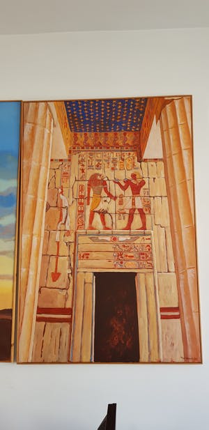 Ton Leenarts - Egypte, drieluik kopen? Bied vanaf 2500!