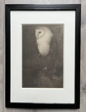 Jan Mankes - Originele Heliogravure Uil op Boomtak 1927 kopen? Bied vanaf 165!