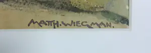 Matthieu Wiegman - Aquarel , Provence - Ingelijst kopen? Bied vanaf 150!