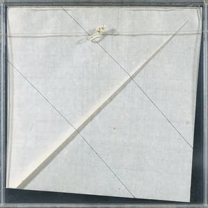 Yvonne Kracht - Gevouwen litho, Z.T. - Ingelijst kopen? Bied vanaf 50!