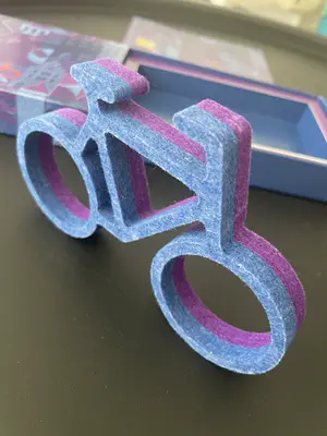 Marcel Wanders - Pet-vilt regenboog fiets kopen? Bied vanaf 50!