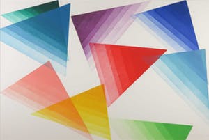 Piero Dorazio - Aquatint, Wigwam - Ingelijst (Zeer Groot!!) kopen? Bied vanaf 150!