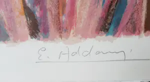 Elyane Addari - ''Dîner au port'' litho met beperkte oplage kopen? Bied vanaf 50!