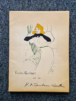 Henri de Toulouse-Lautrec - 1950 - Claude Roger-Marx "YVETTE GUILBERT" genummerd exemplaar! vendu pour 71€ !