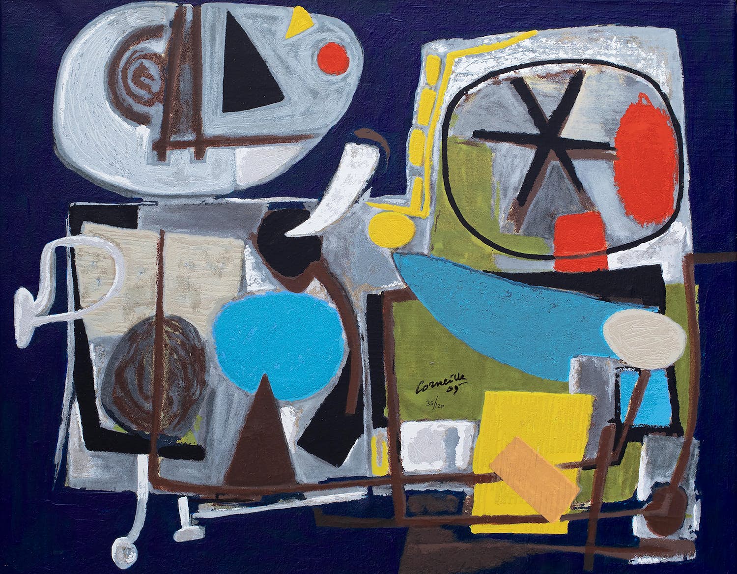 Corneille - " Mushroom Pickers" kopen? Bied vanaf 1650!