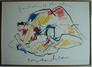 Anton Heyboer - Pastel , Frustration – Ingelijst kaufen? Bieten Sie von 1!
