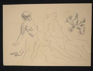 Jan Sluijters (jr.) - Tekening, Zonder titel kopen? Bied vanaf 1!