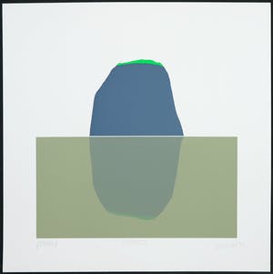 Hans Landsaat - Zeefdruk, Eiland III kopen? Bied vanaf 20!