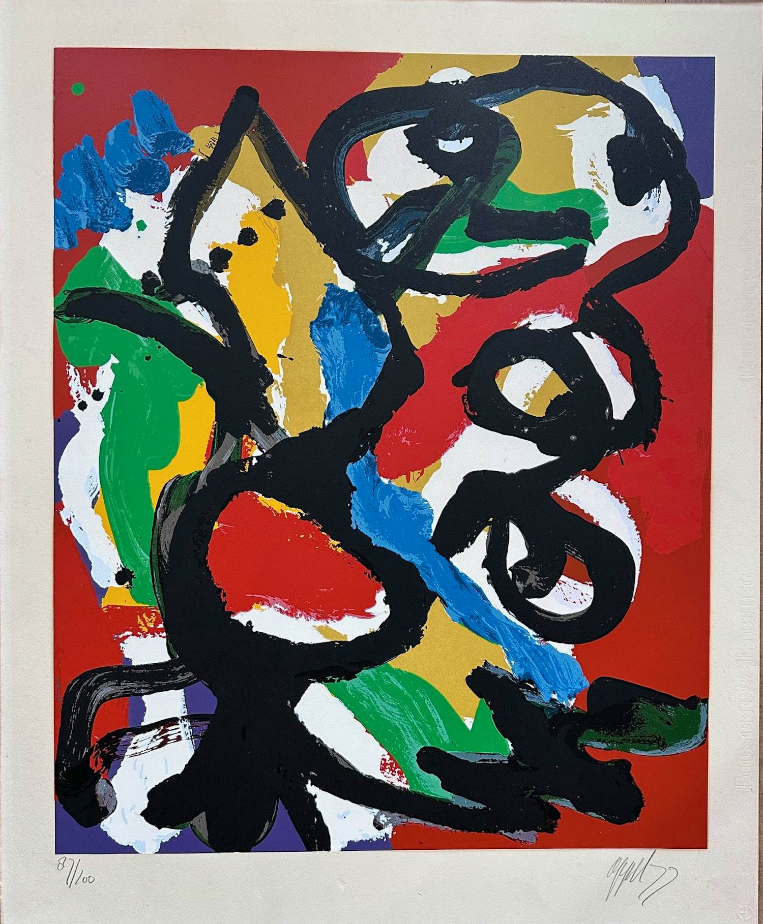 Karel Appel - Monday "Bird is summerlandscape" kopen? Bied vanaf 1400!