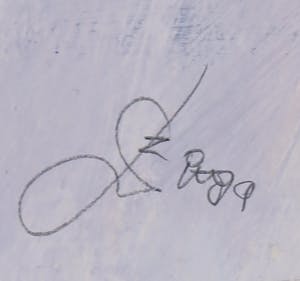 Franscz Witte - Acryl op papier, Zonder titel kopen? Bied vanaf 35!
