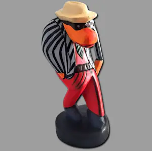 AcheterMarkus Pierson - Holz-Skulptur Coyote Typ Dandy Handbemalt signiert Höhe 26 cm? Enchérissez de 280!