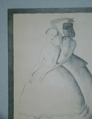 Edmond Marie Gabriel Van Offel - Ballerina's - 1931 - Originele lithografie - Gesigneerd en gedateerd kopen? Bied vanaf 100!