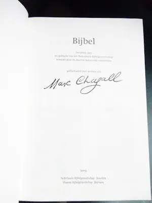 Marc Chagall - Bijbel met afbeeldingen van Marc Chagall in cassette kopen? Bied vanaf 100!