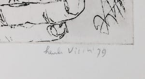 Henk Visch - Handgekleurde ets, Over het toe eigenen kopen? Bied vanaf 1!