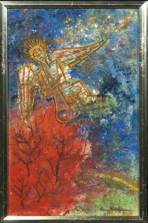 Berry Brugman - Gouache, Drieluik - Ingelijst kopen? Bied vanaf 90!