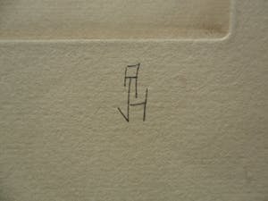 Albert Van Holsbeek - Ets, zonder titel. kopen? Bied vanaf 30!